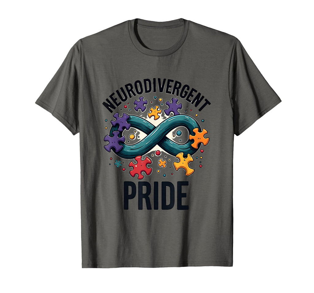 Neurodivergent Pride Autism T-Shirt - Casual Everyday Wear Men Women - T-Shirt, Sweatshirt, Hoodie