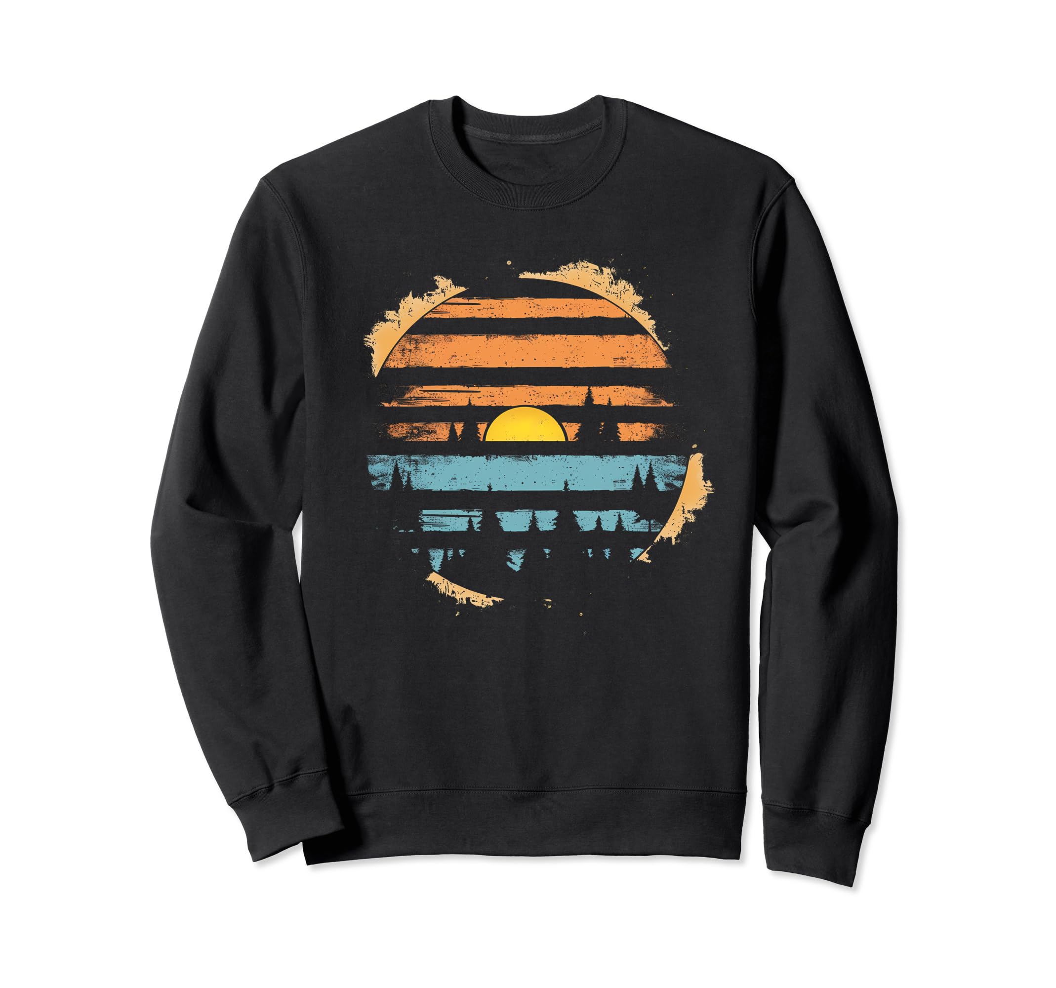 Womens Sunset Sun Casual Sweatshirt - Fun Novelty Design Unisex - T-Shirt, Sweatshirt, Hoodie