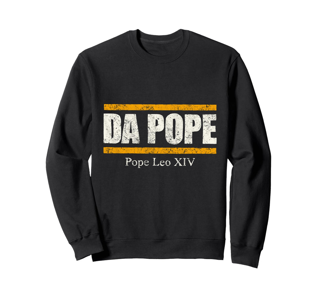 Da Pope Leo Xiv Humour Fiction Sweatshirt - Novelty Apparel for Adults - T-Shirt, Sweatshirt, Hoodie
