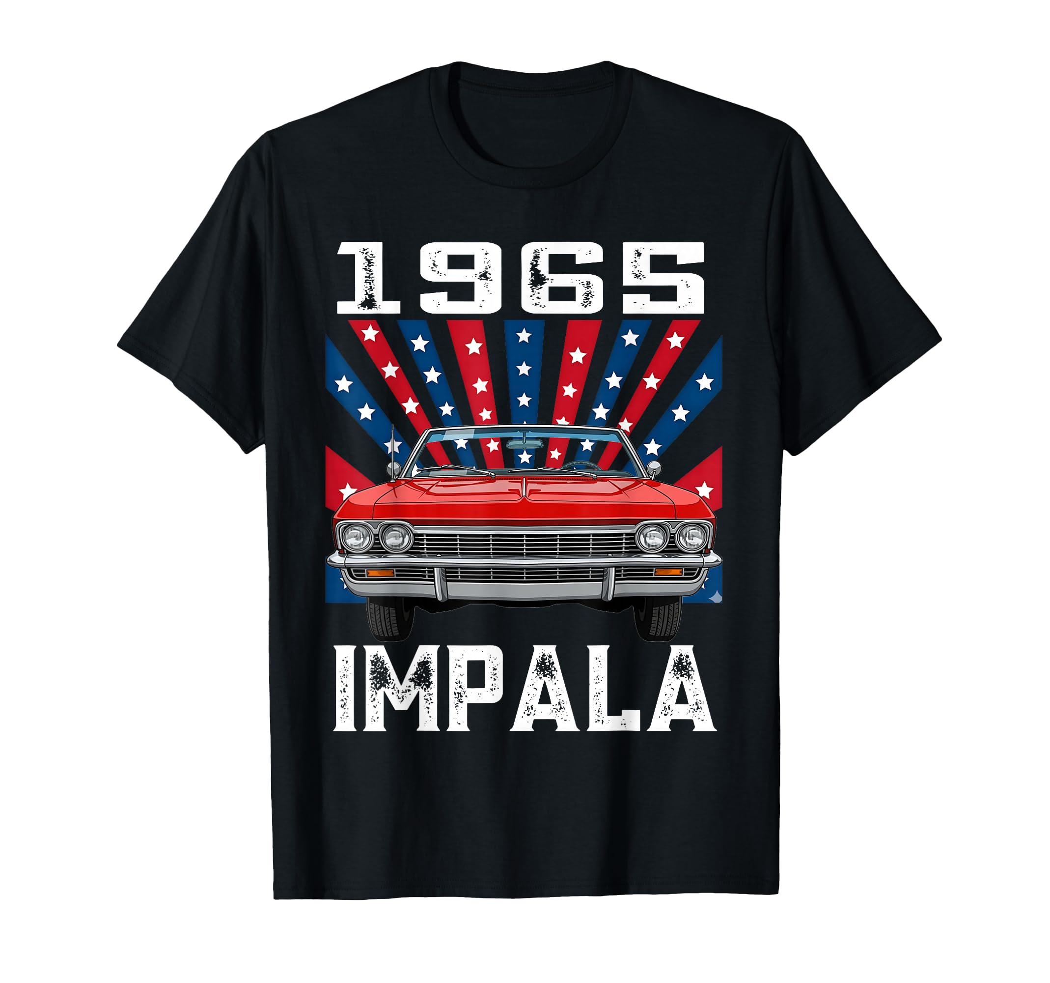1965 65 Impala Old School Muscle Car T-Shirt - Graphic Print Men Women - T-Shirt, Sweatshirt, Hoodie