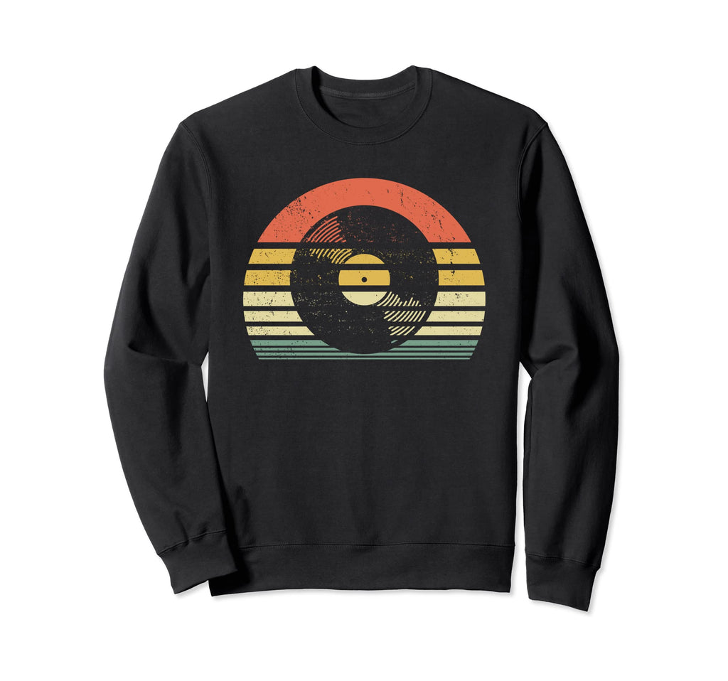 Vinyl Record Player Turntable Lp Sweatshirt - Minimalist Print Unisex - T-Shirt, Sweatshirt, Hoodie