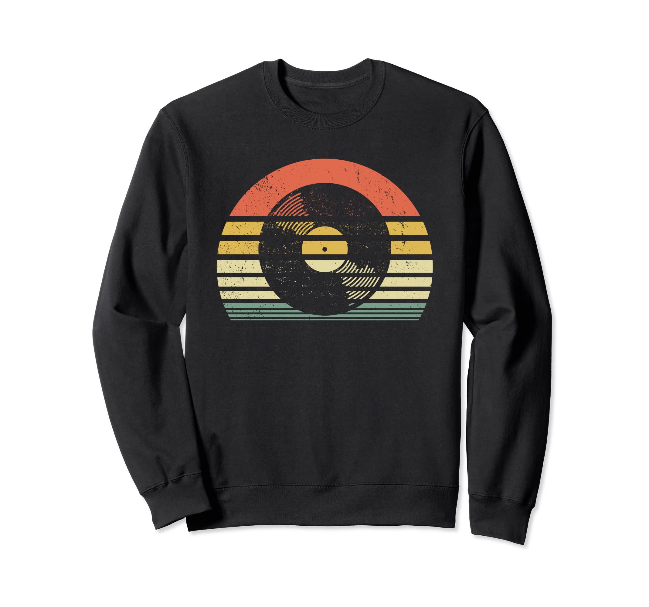 Vinyl Record Player Turntable Lp Sweatshirt - Minimalist Print Unisex - T-Shirt, Sweatshirt, Hoodie