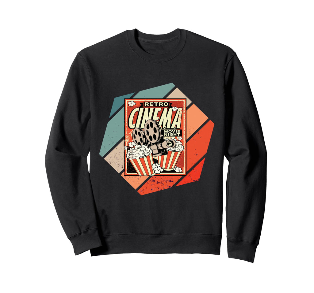 Cinema Popcorn Night Movie Sweatshirt - Streetwear Style Men Women - T-Shirt, Sweatshirt, Hoodie