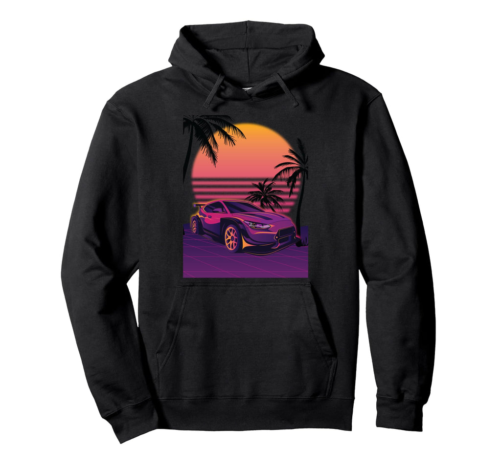 Aesthetic Synthwave Retrowave Vaporwave Hoodie - Unique Graphic Men Women - T-Shirt, Sweatshirt, Hoodie
