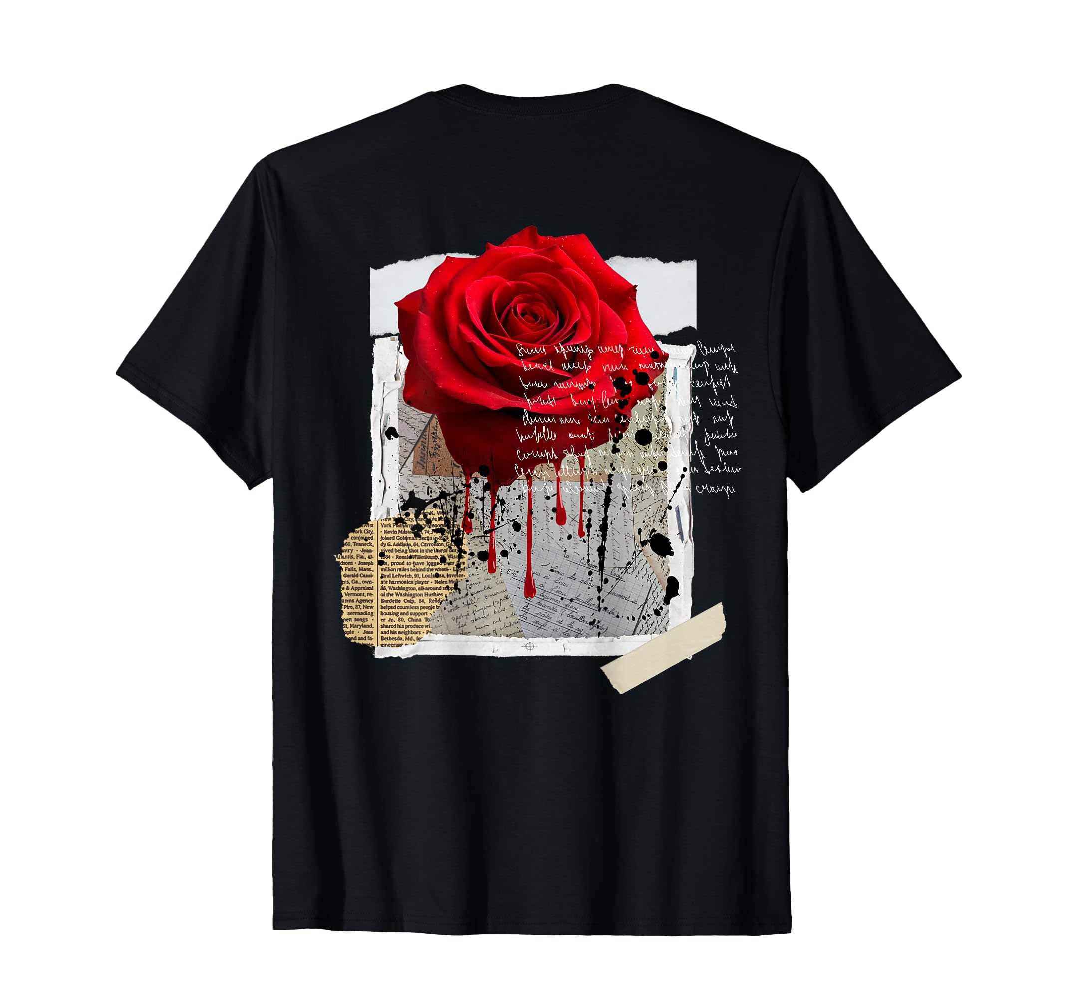 Streetwear Dark Floral Urban T-Shirt - Streetwear Style Men Women - T-Shirt, Sweatshirt, Hoodie