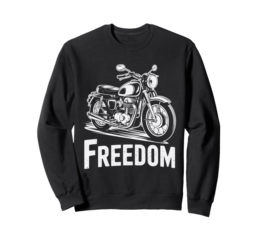 Motorcycle Motorbike Biker Sweatshirt - Fun Novelty Design for Adults - T-Shirt, Sweatshirt, Hoodie