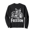 Motorcycle Motorbike Biker Sweatshirt - Fun Novelty Design for Adults - T-Shirt, Sweatshirt, Hoodie
