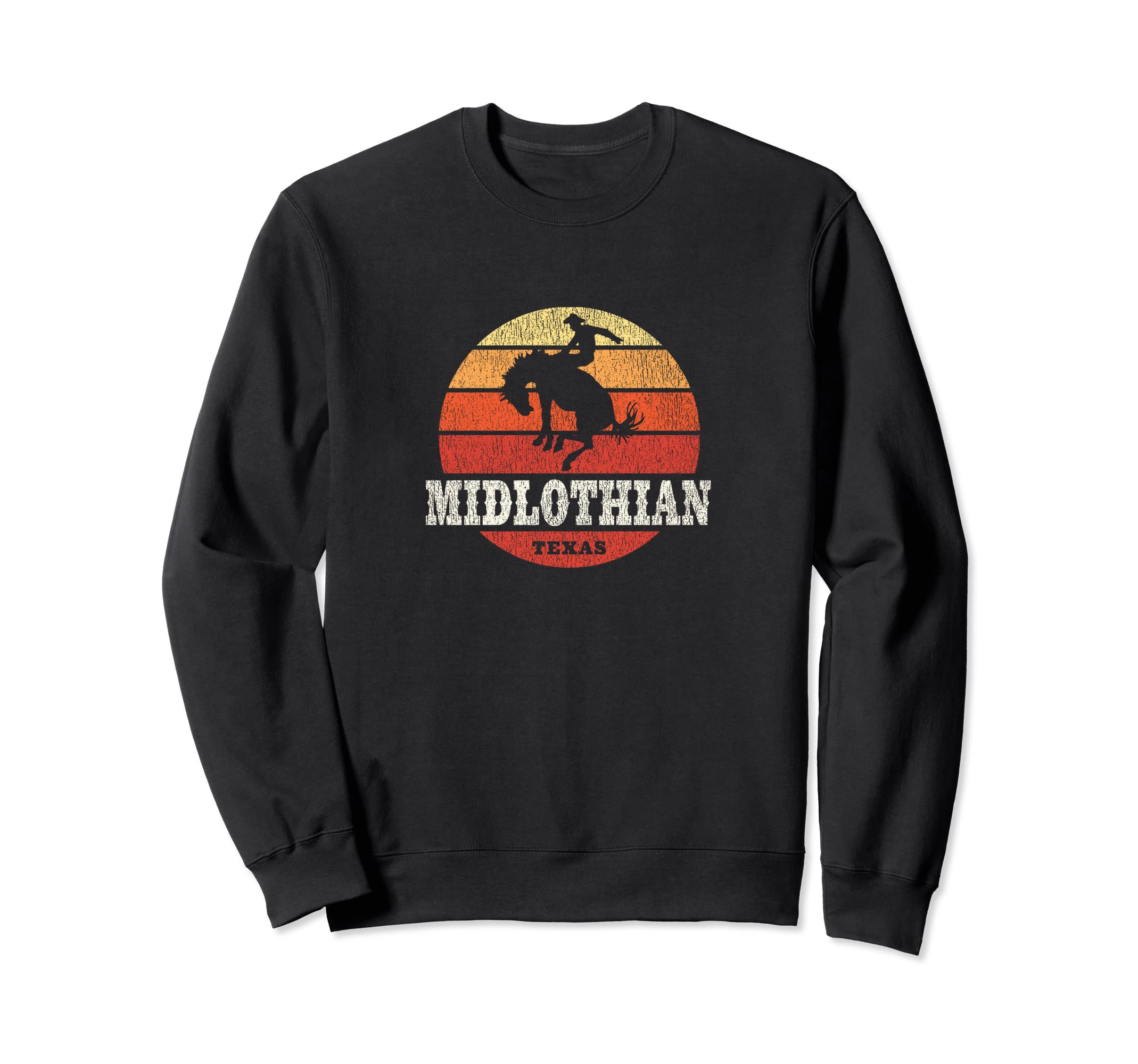 Midlothian Tx Country Western Sweatshirt - Custom Art Print Unisex - T-Shirt, Sweatshirt, Hoodie