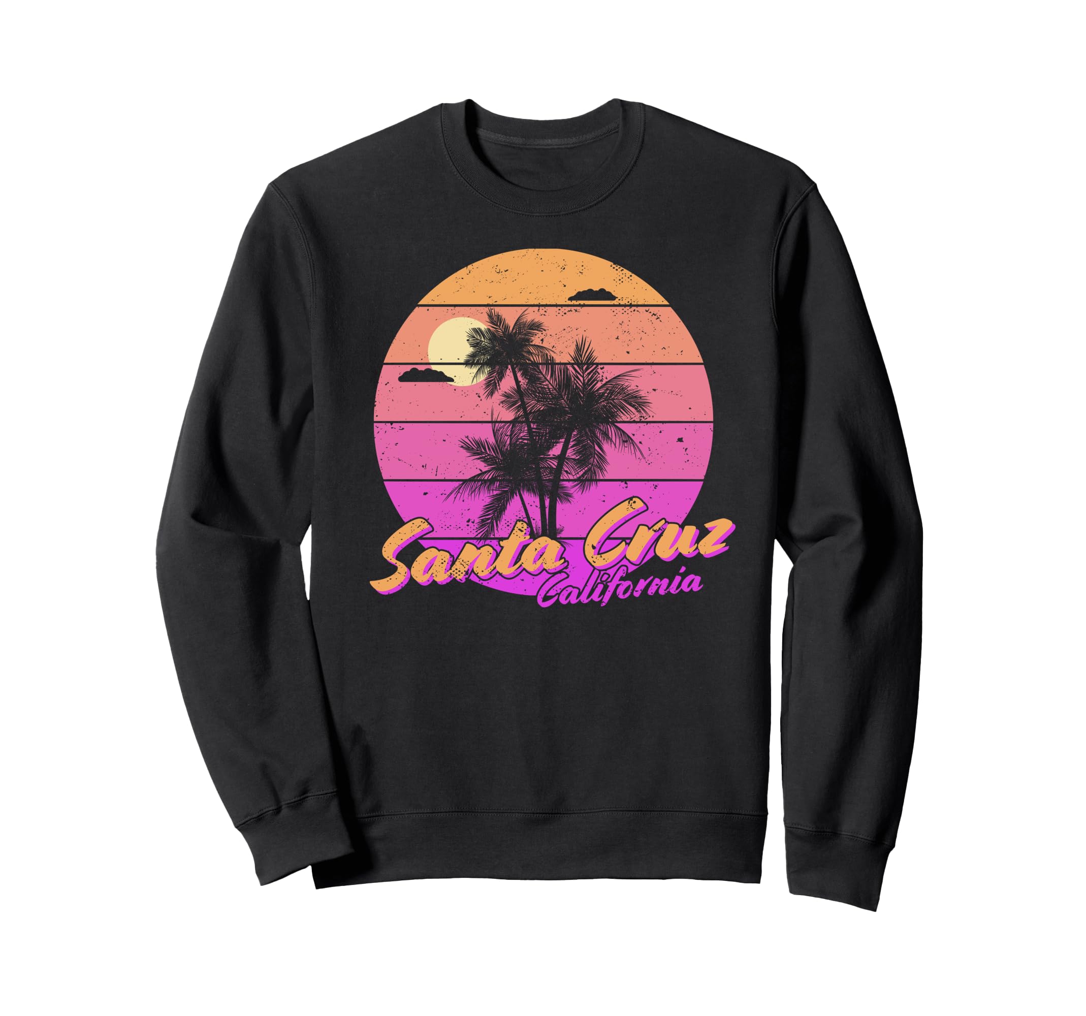 Santa Cruz California Sunset Sweatshirt - Unique Graphic Unisex - T-Shirt, Sweatshirt, Hoodie