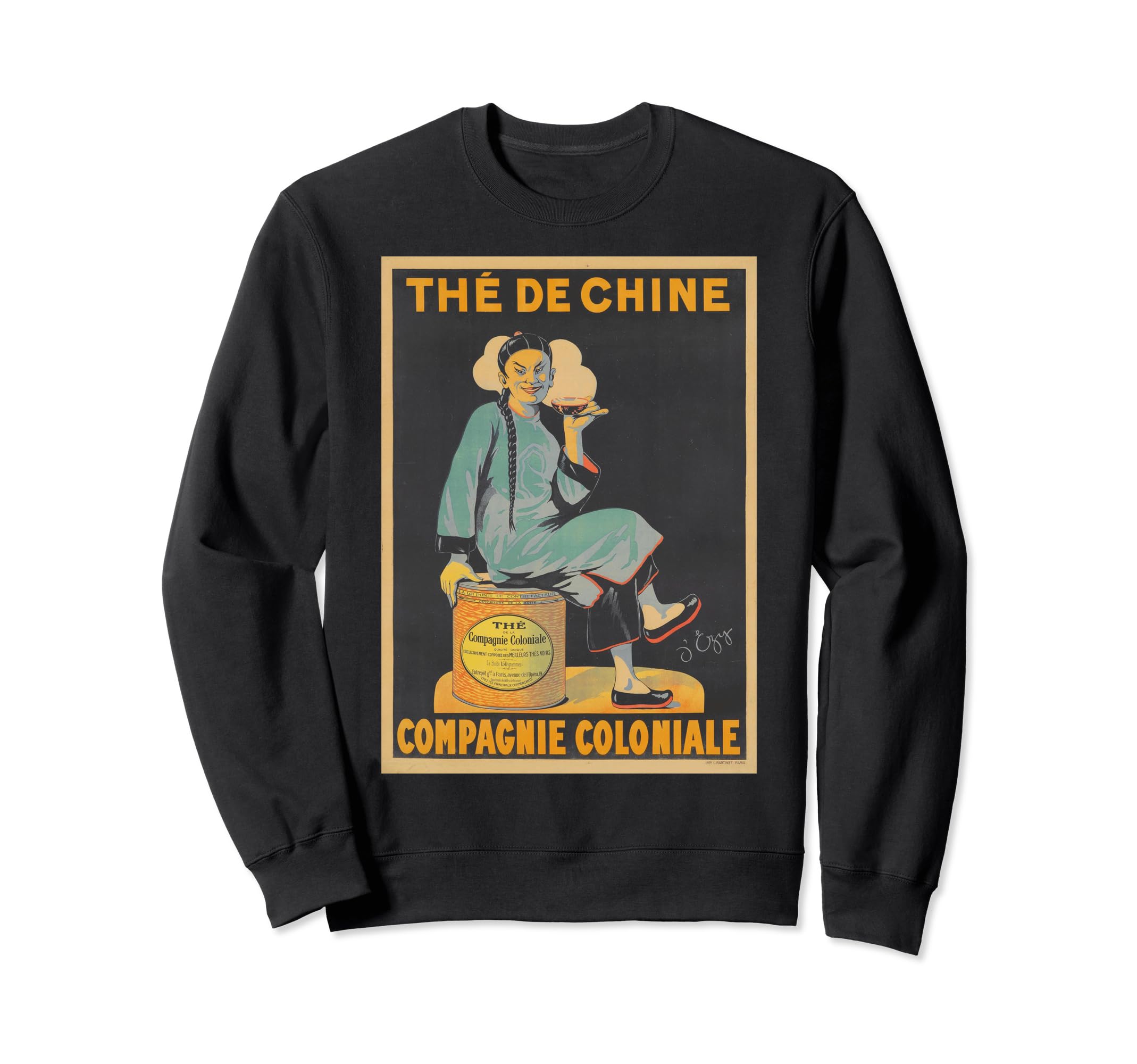 Th De Chine Compagnie Coloniale Sweatshirt - Graphic Print Men Women - T-Shirt, Sweatshirt, Hoodie