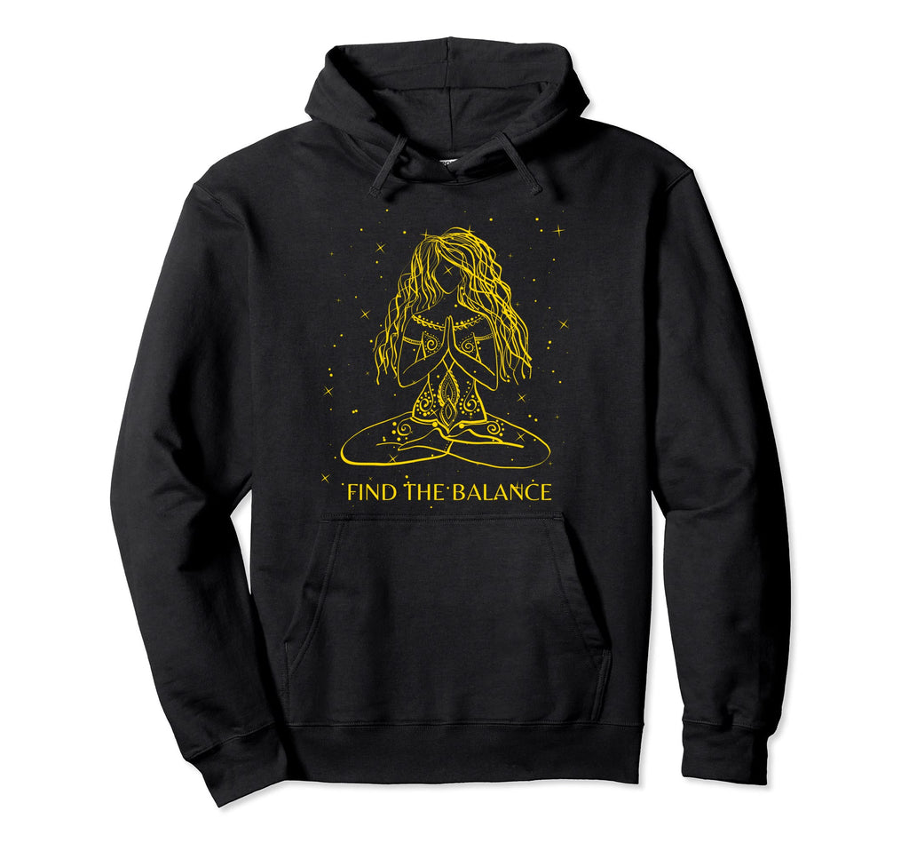 Yoga Meditation Mindfulness Peace Hoodie - Casual Everyday Wear Men Women - T-Shirt, Sweatshirt, Hoodie