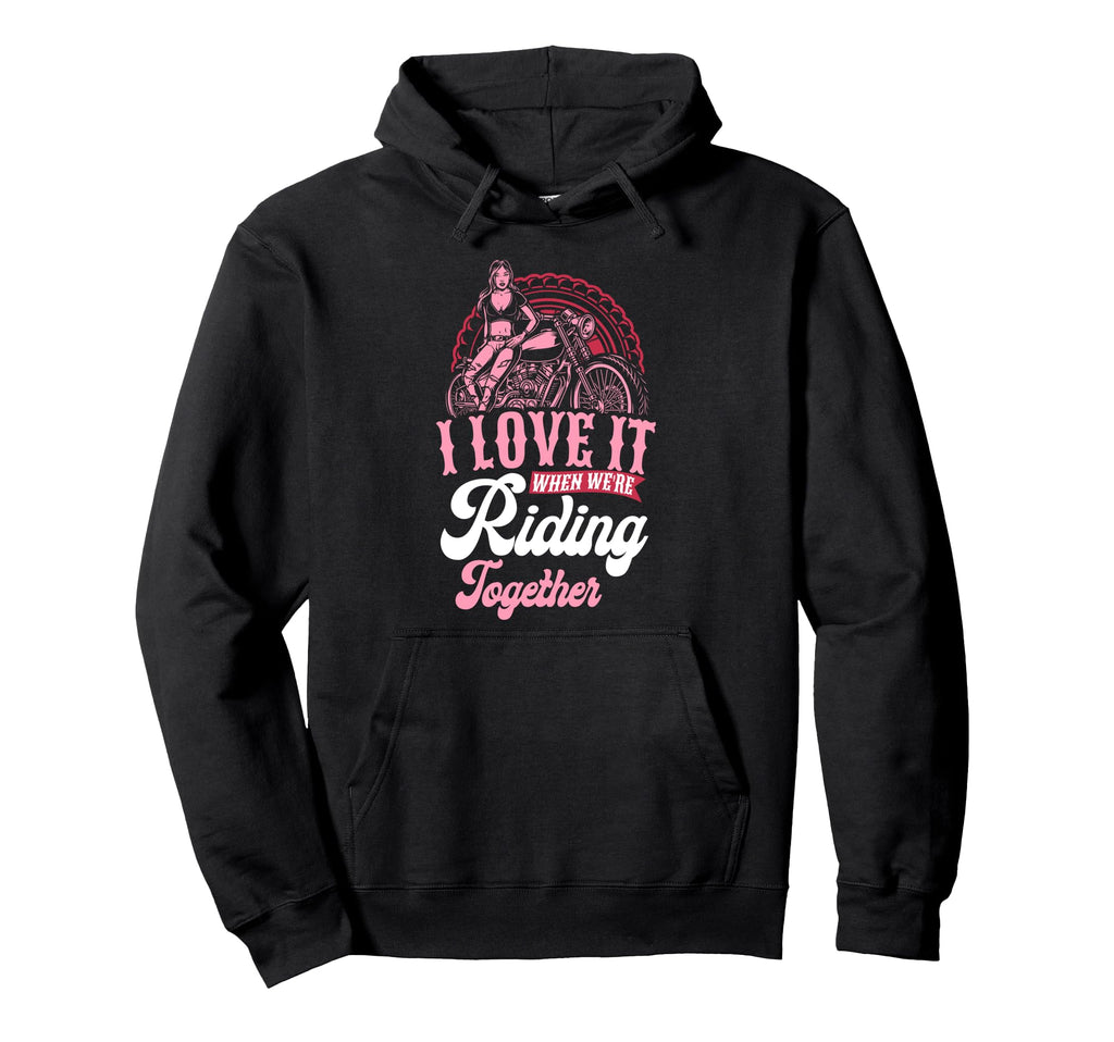 Motorcycle Biker Friends Besties Buddies Hoodie - Streetwear Style Unisex - T-Shirt, Sweatshirt, Hoodie
