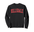 Hillsdale Mi Distressed Red Varsity Sweatshirt - Minimalist Print Unisex - T-Shirt, Sweatshirt, Hoodie