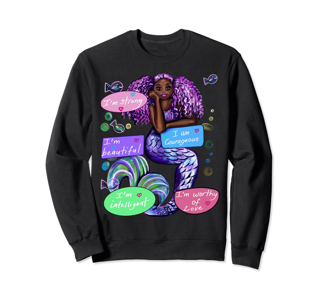 Positivity Affirmations African Sweatshirt - Novelty Apparel for Adults - T-Shirt, Sweatshirt, Hoodie