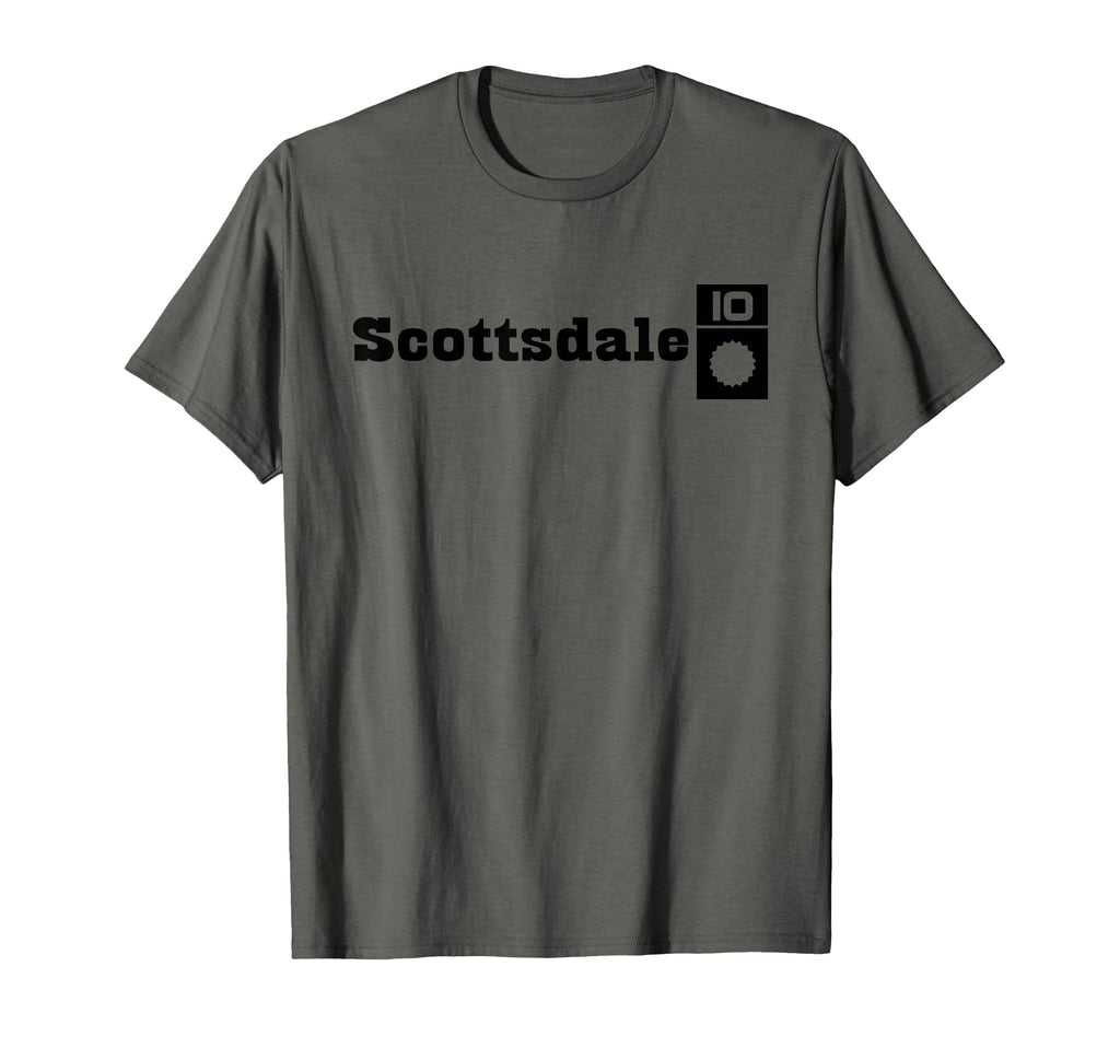 Square Body Scottsdale Emblem Lowercase T-Shirt - Novelty Apparel Unisex - T-Shirt, Sweatshirt, Hoodie