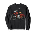 Red Motorcycle Sweatshirt - Trendy Graphic Unisex - T-Shirt, Sweatshirt, Hoodie
