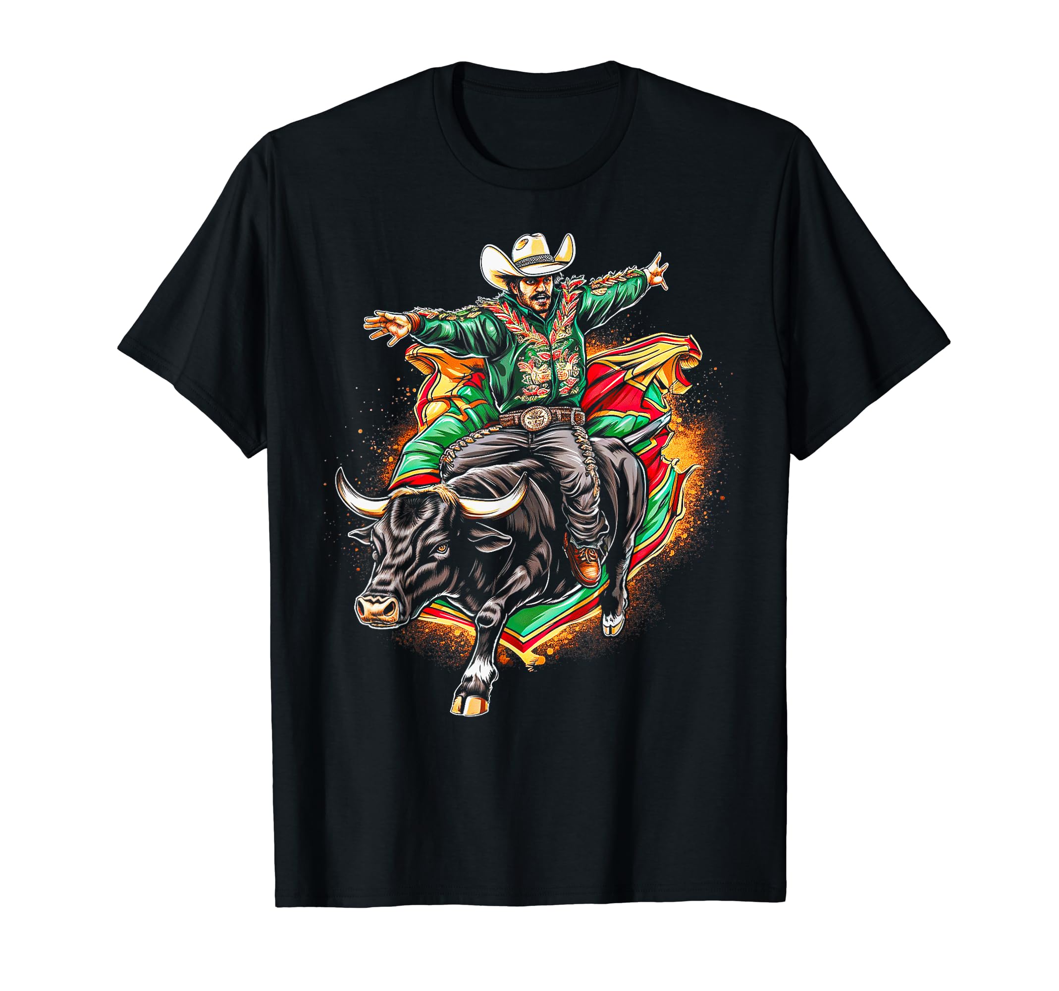 Cowboy Rodeo Horse Riding Usa T-Shirt - Casual Everyday Wear Men Women - T-Shirt, Sweatshirt, Hoodie