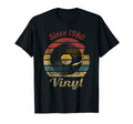 Since 1980 Vinyl Record Music T-Shirt - Unique Graphic for Adults - T-Shirt, Sweatshirt, Hoodie