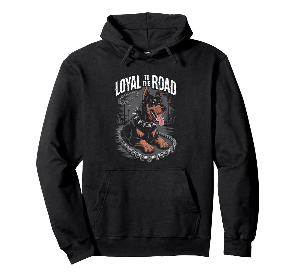 Loyal To Road Motorcycle Biker Hoodie - Unique Graphic Unisex - T-Shirt, Sweatshirt, Hoodie