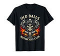 Old Balls Motorcycle Club Funny Skull T-Shirt - Aesthetic Graphic Unisex - T-Shirt, Sweatshirt, Hoodie