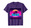 Synthwave Vaporwave Tropical Palm T-Shirt - Aesthetic Graphic for Adults - T-Shirt, Sweatshirt, Hoodie