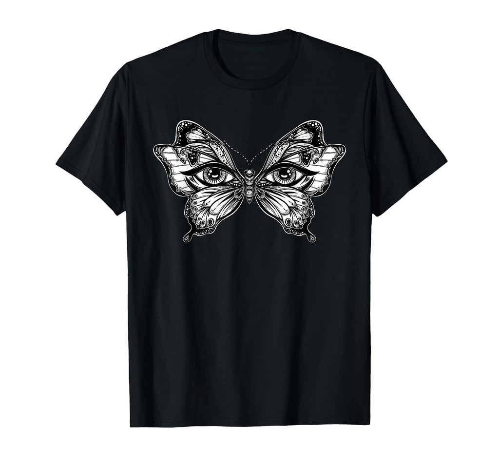 Butterfly Wings Mytic Eyes Mask T-Shirt - Custom Art Print for Adults - T-Shirt, Sweatshirt, Hoodie