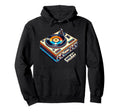 80S 90S Vinyl Record Player Turntable Hoodie - Streetwear Style Men Women - T-Shirt, Sweatshirt, Hoodie