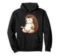 Meditation Hedgehog Yoga Pose Relaxing Hoodie - Fun Novelty Design Unisex - T-Shirt, Sweatshirt, Hoodie