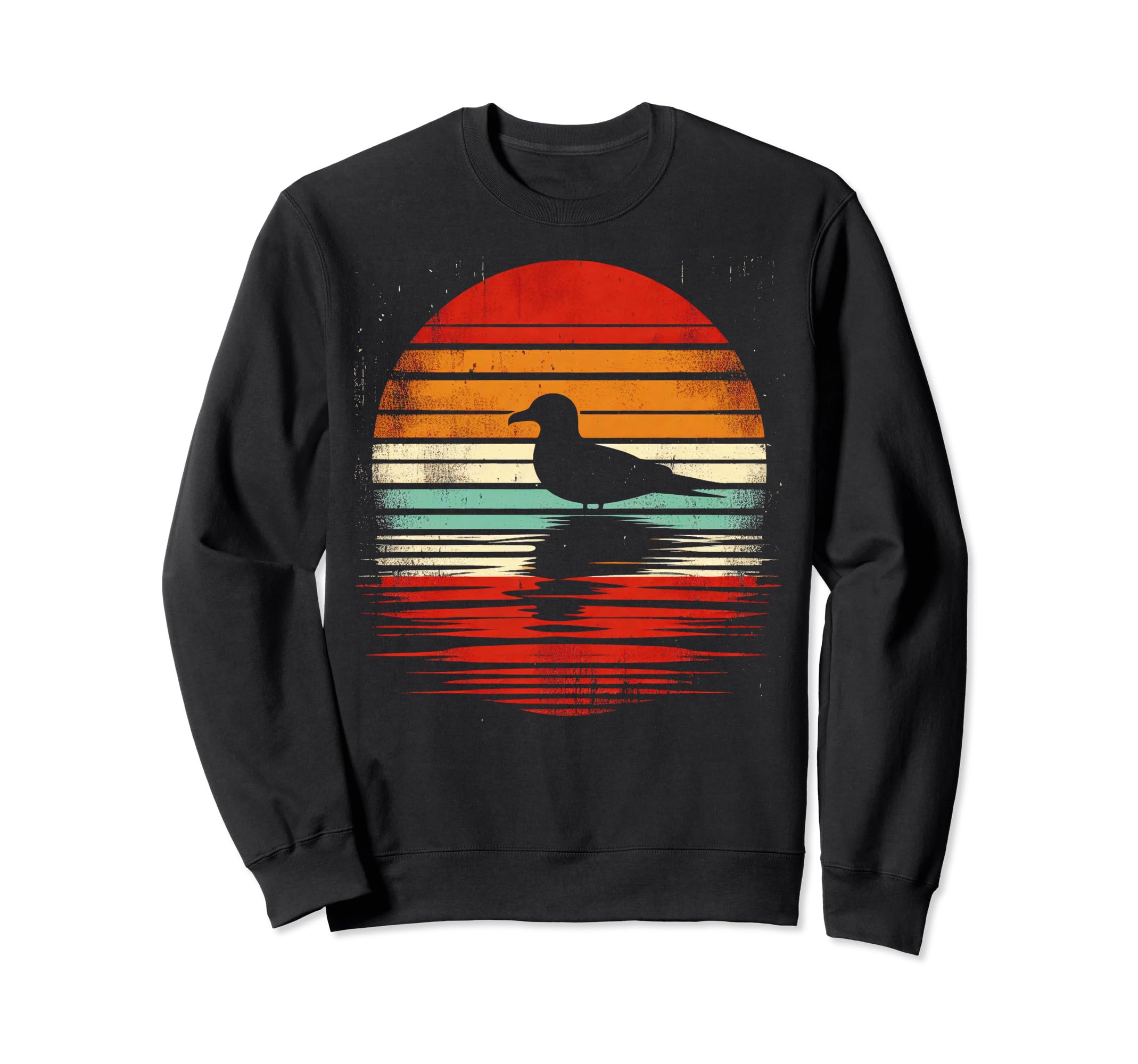 Shearwater Bird Sunset Safari 70S Sweatshirt - Trendy Graphic Unisex - T-Shirt, Sweatshirt, Hoodie