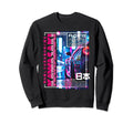 Kawasaki City 80S Synthwave Racing Sweatshirt - Graphic Print for Adults - T-Shirt, Sweatshirt, Hoodie
