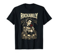 Rockabilly Gothic Pinup Skulls T-Shirt - Streetwear Style Men Women - T-Shirt, Sweatshirt, Hoodie