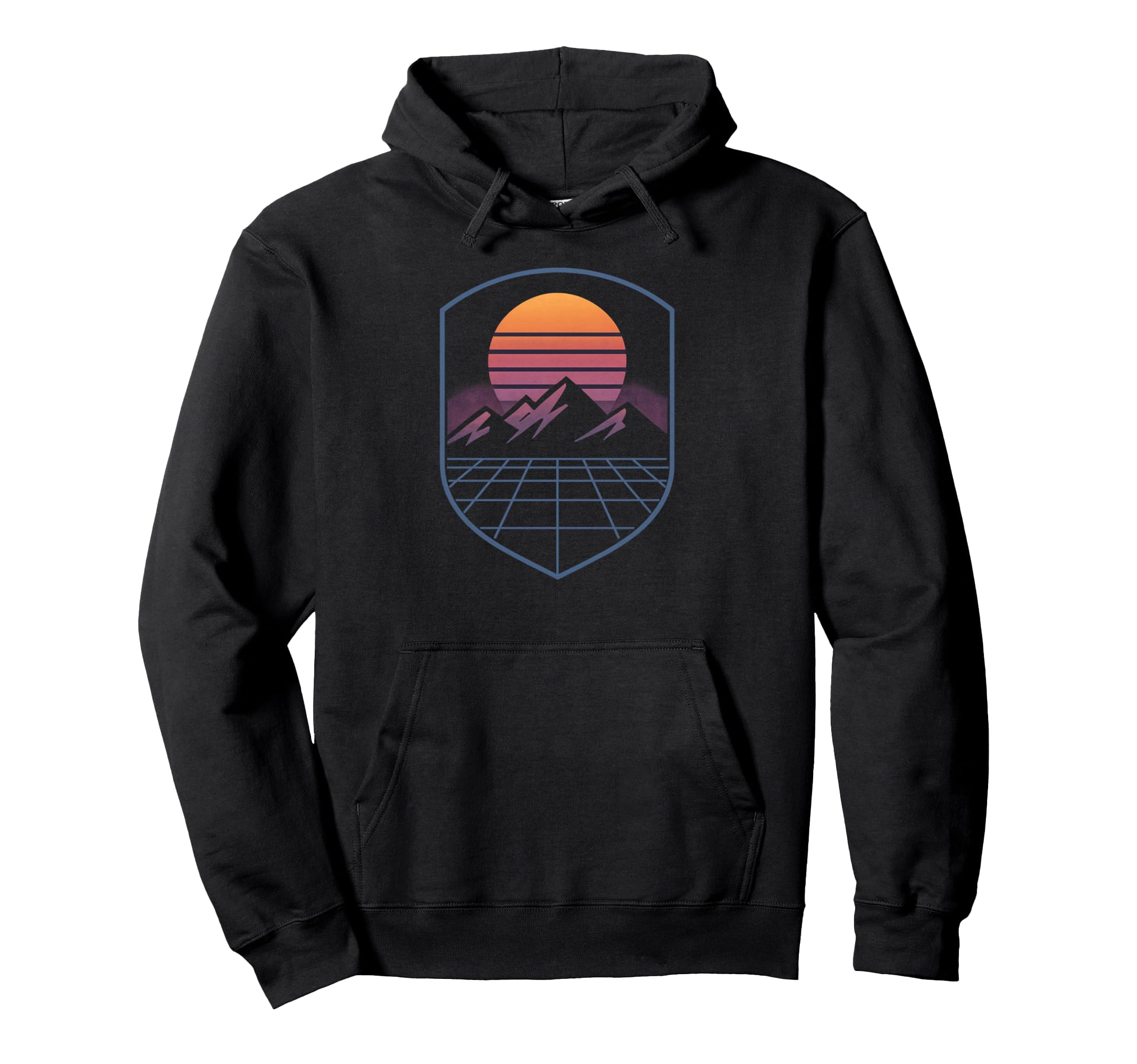 80S Synthwave Hoodie - Graphic Print Unisex - T-Shirt, Sweatshirt, Hoodie