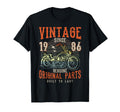 40Th Birthday 1986 Motorcycle T-Shirt - Aesthetic Graphic for Adults - T-Shirt, Sweatshirt, Hoodie