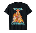 Western Groovy Space Cowgirl Alien T-Shirt - Minimalist Print for Adults - T-Shirt, Sweatshirt, Hoodie