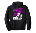 Motorcycle Biker Girlfriend Wife Hoodie - Novelty Apparel Men Women - T-Shirt, Sweatshirt, Hoodie