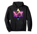 80S Vaporwave Palm Trees Sunset Synthwave Hoodie - Minimalist Print Unisex - T-Shirt, Sweatshirt, Hoodie