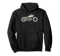 Motorcycle Biker Motorcycling Riding Hoodie - Minimalist Print Men Women - T-Shirt, Sweatshirt, Hoodie