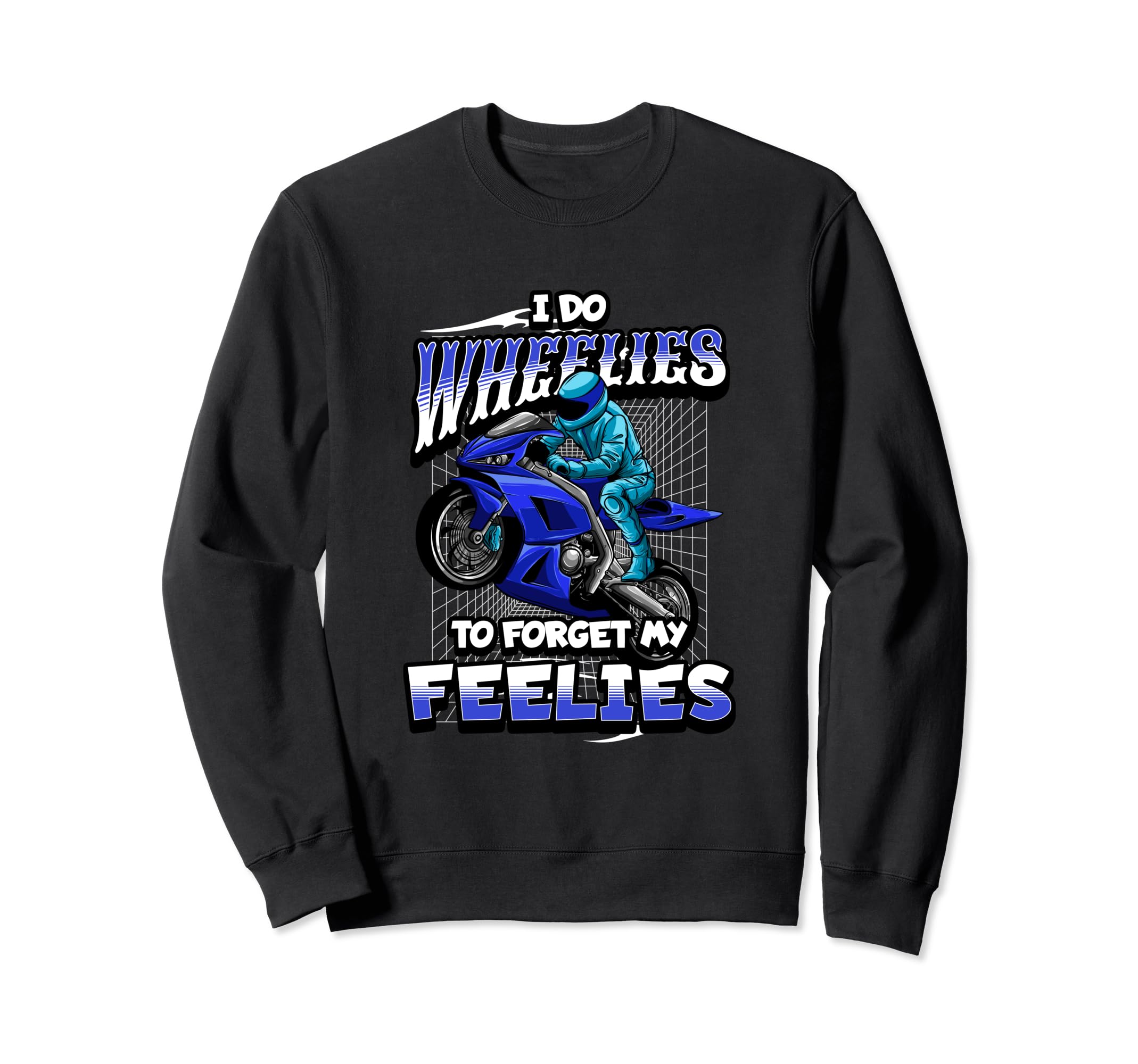 Biker Motorcycle Motorcycle Funny Sweatshirt - Trendy Graphic Unisex - T-Shirt, Sweatshirt, Hoodie
