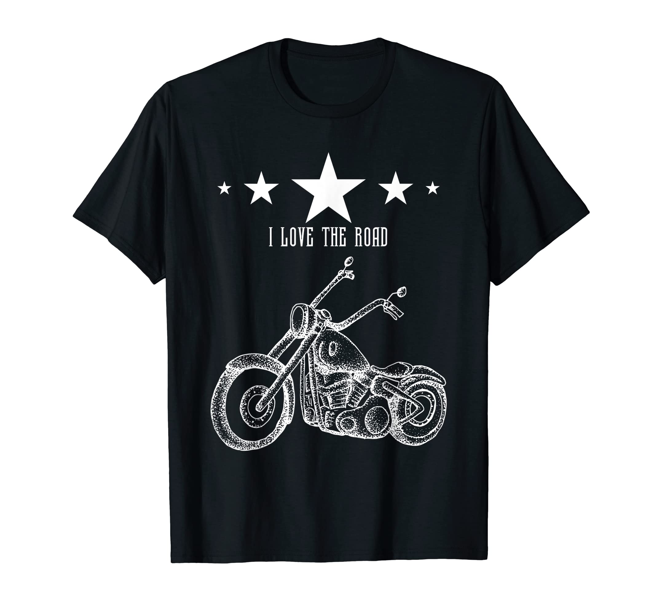 I Love Road Motorcycle Car Motorcycling T-Shirt - Aesthetic Graphic Unisex - T-Shirt, Sweatshirt, Hoodie