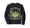 Funny Wellness Vibes Aesthetic Sweatshirt - Aesthetic Graphic for Adults - T-Shirt, Sweatshirt, Hoodie