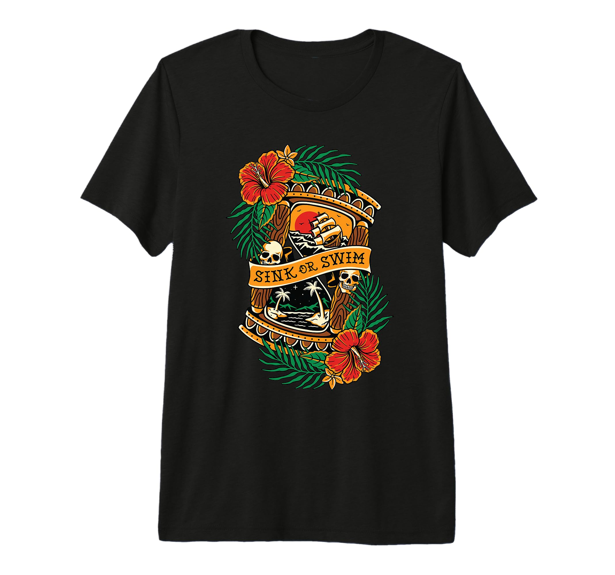 American Traditional Tattoo Old School T-Shirt - Graphic Print Unisex - T-Shirt, Sweatshirt, Hoodie