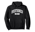Overthinker 24 7 Funny Relatable Hoodie - Minimalist Print for Adults - T-Shirt, Sweatshirt, Hoodie