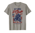 Key Largo Florida Usa Motorcycle Skull T-Shirt - Fun Novelty Design Unisex - T-Shirt, Sweatshirt, Hoodie