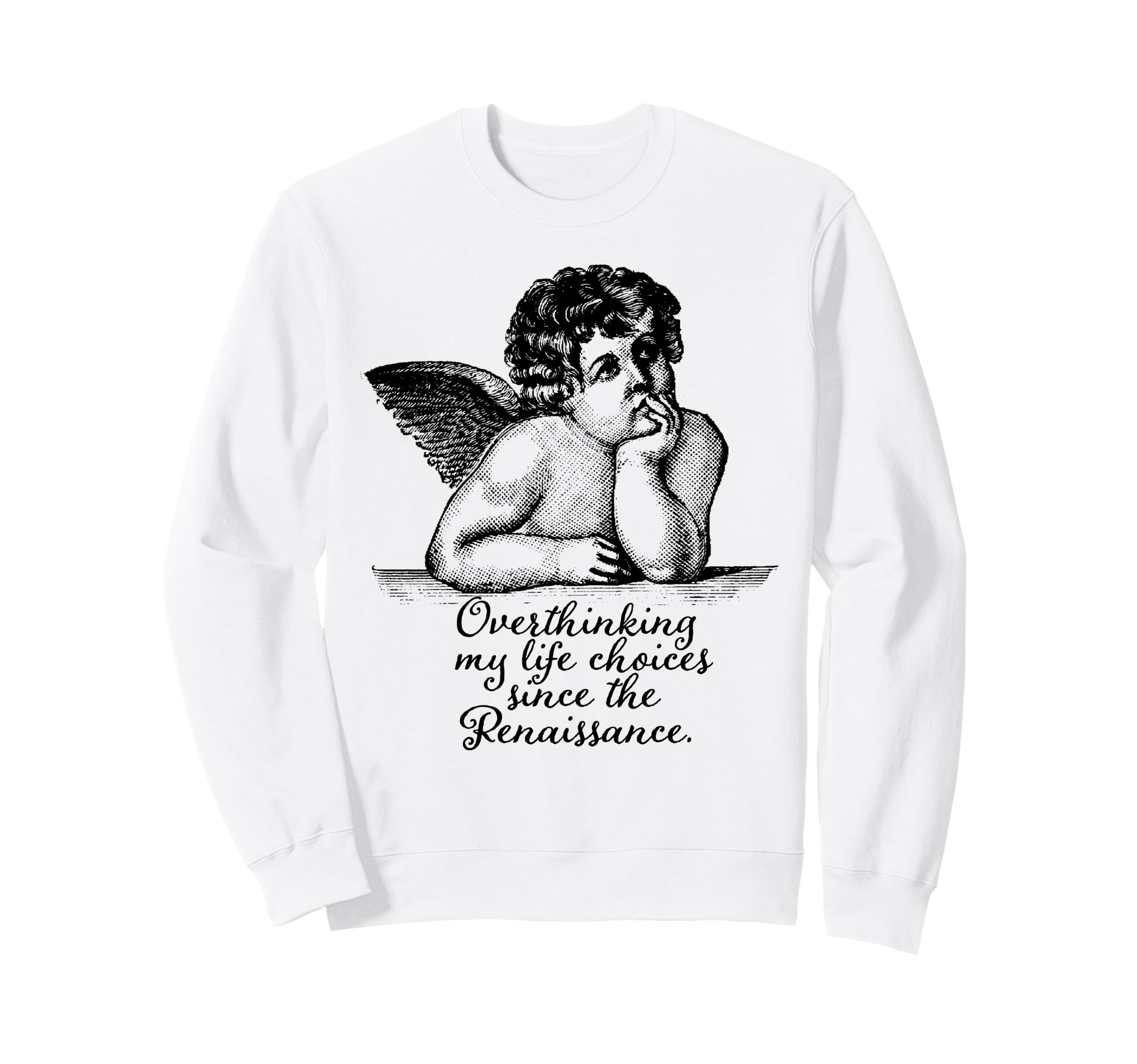 Life Choices Angel Sarcastic Sweatshirt - Aesthetic Graphic for Adults - T-Shirt, Sweatshirt, Hoodie