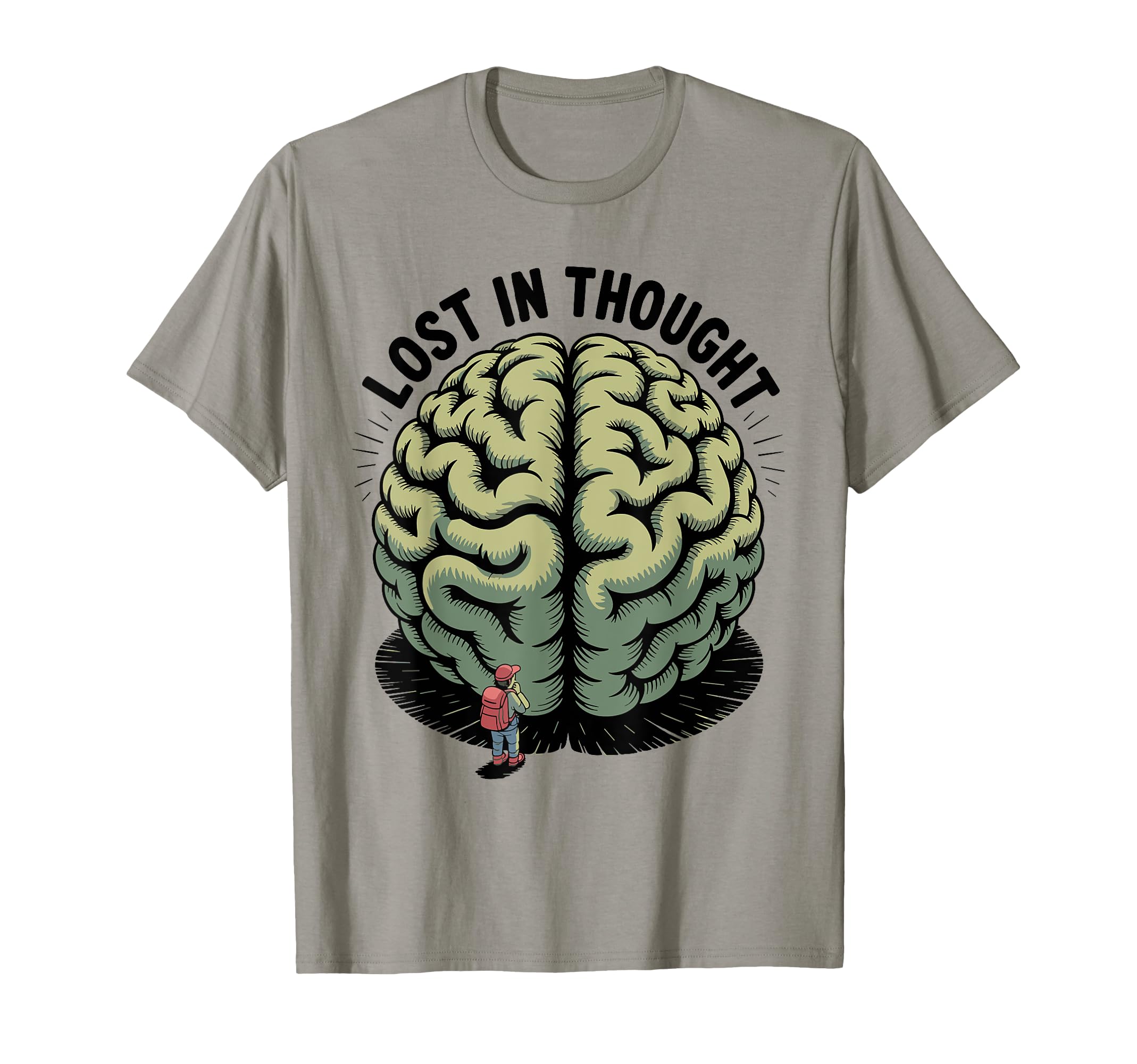 Overthinkers Hiking Club Mindful Mountains T-Shirt - Graphic Print Unisex - T-Shirt, Sweatshirt, Hoodie