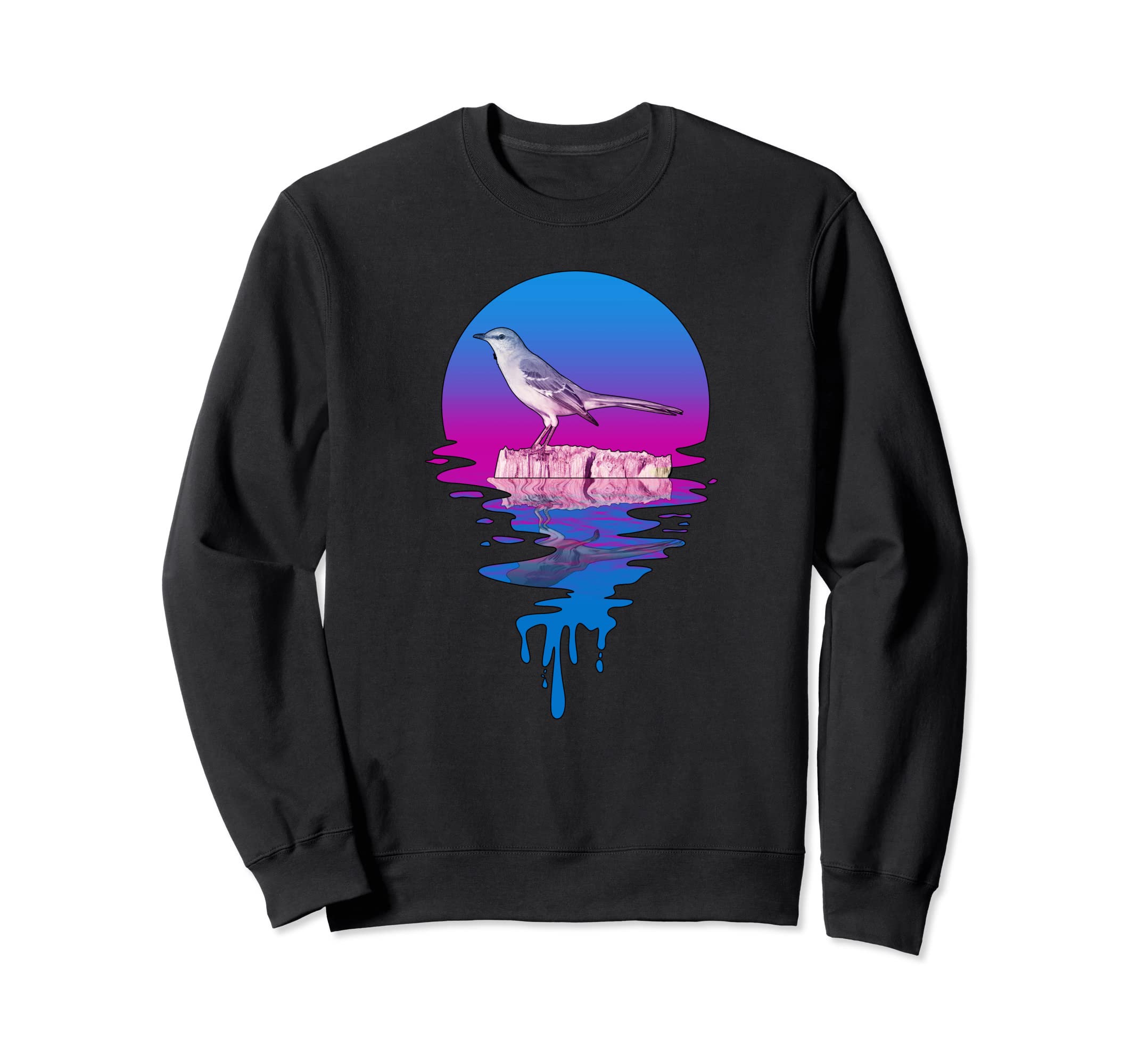 Sunset Mockingbird Sweatshirt - Unique Graphic Unisex - T-Shirt, Sweatshirt, Hoodie