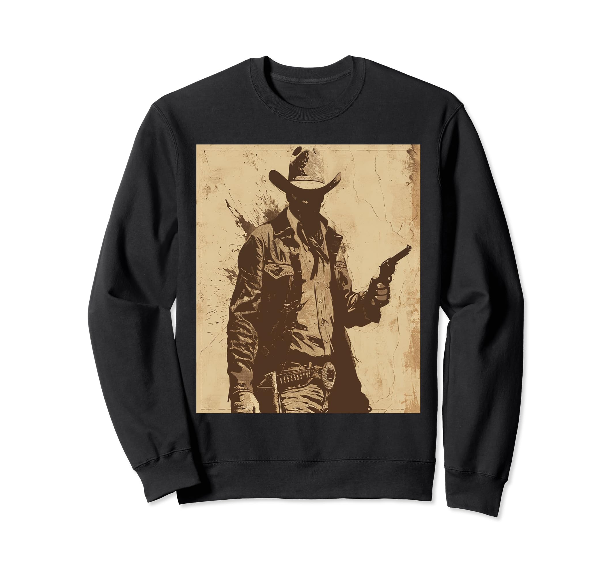 1950S Western Ranch Cowboy Hat Sweatshirt - Aesthetic Graphic Men Women - T-Shirt, Sweatshirt, Hoodie