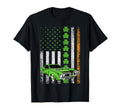 Irish American Flag Lucky Car Racing T-Shirt - Fun Novelty Design Unisex - T-Shirt, Sweatshirt, Hoodie