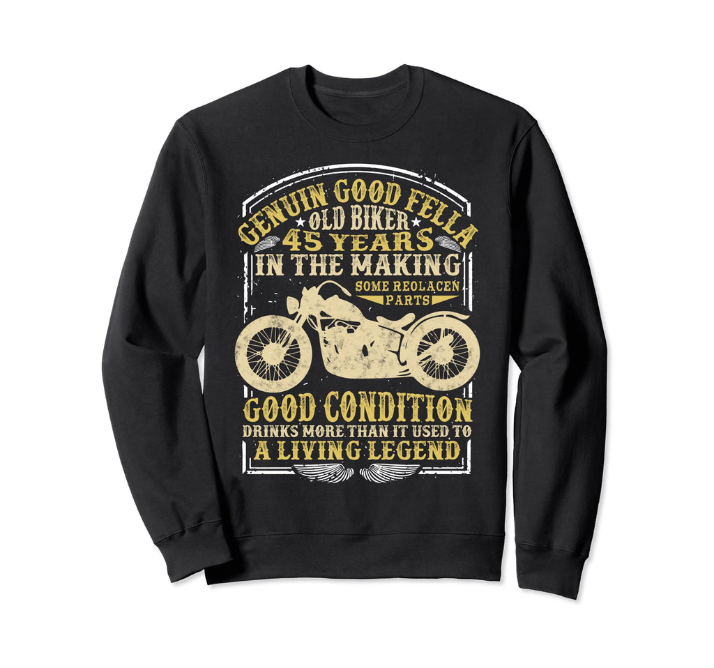 40 Years Old Biker Birthday Sweatshirt - Fun Novelty Design Men Women - T-Shirt, Sweatshirt, Hoodie