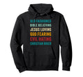 Christian Motorcycle Mens Funny Faith Hoodie - Custom Art Print for Adults - T-Shirt, Sweatshirt, Hoodie